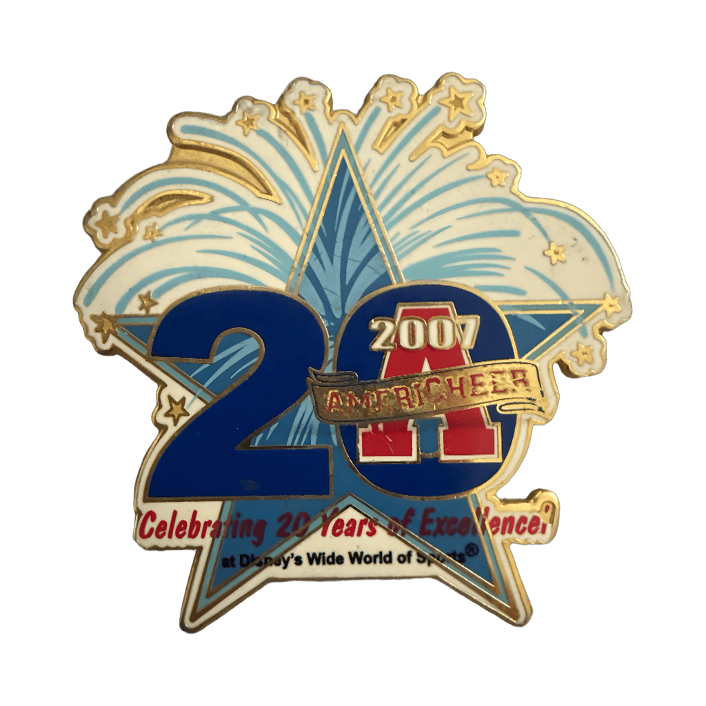 2007 Americheer 20 years Disney pin