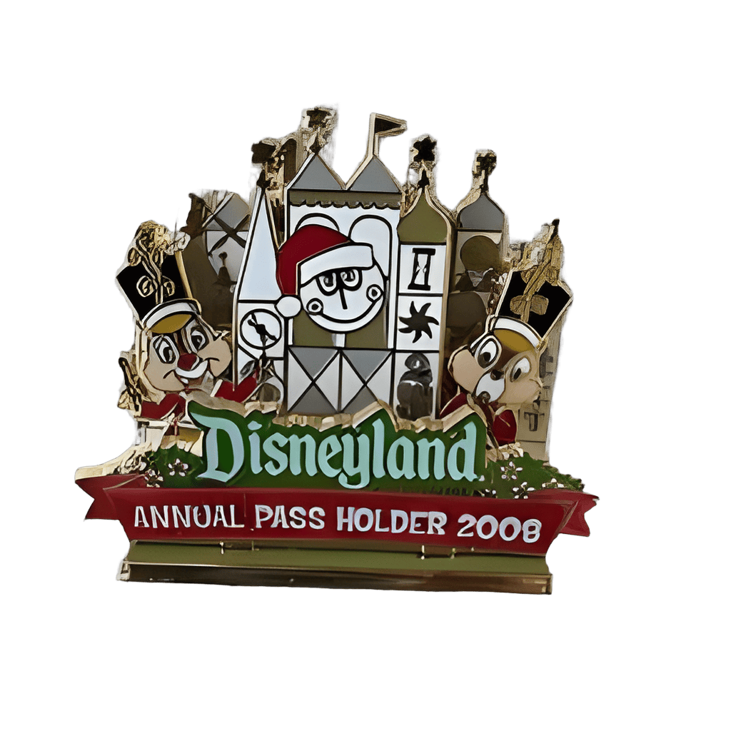 it's a small world holiday - Chip & Dale Disney pin