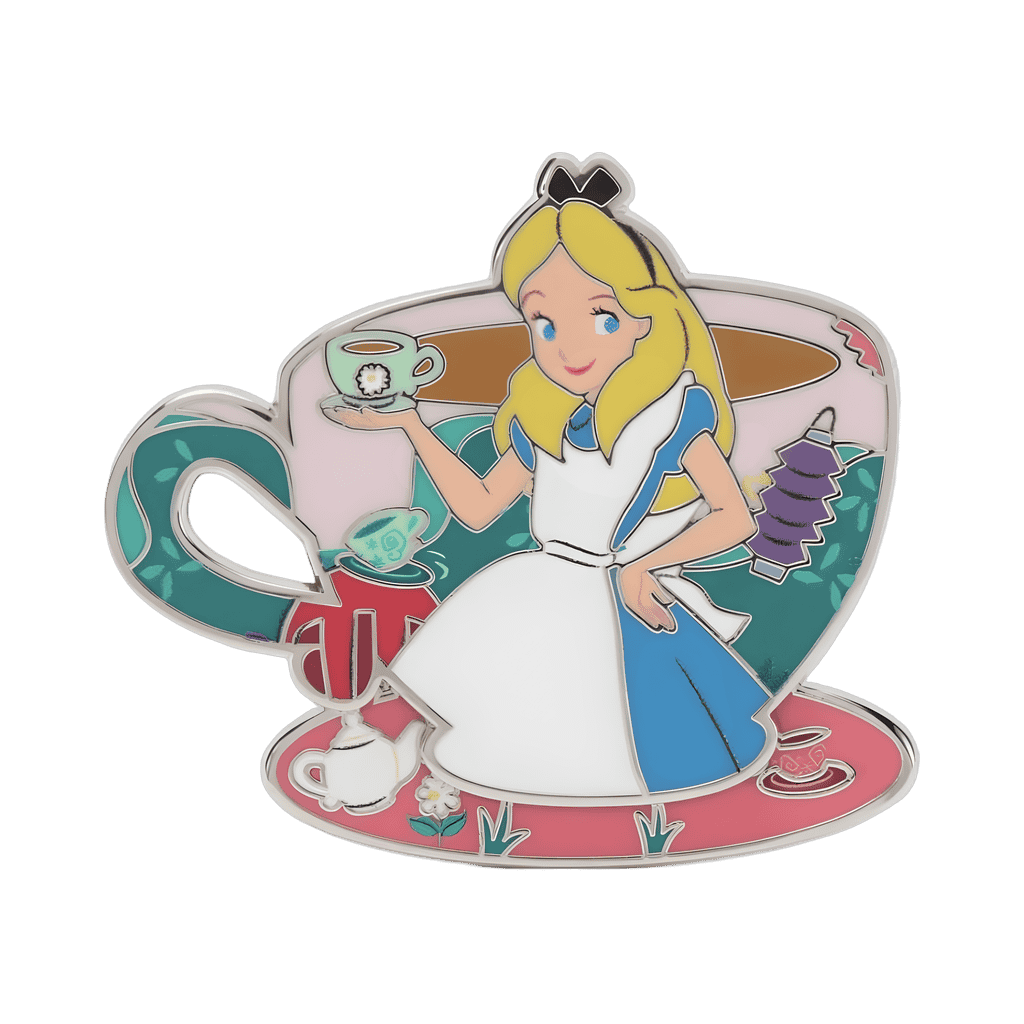 Alice at Tea Party Disney pin