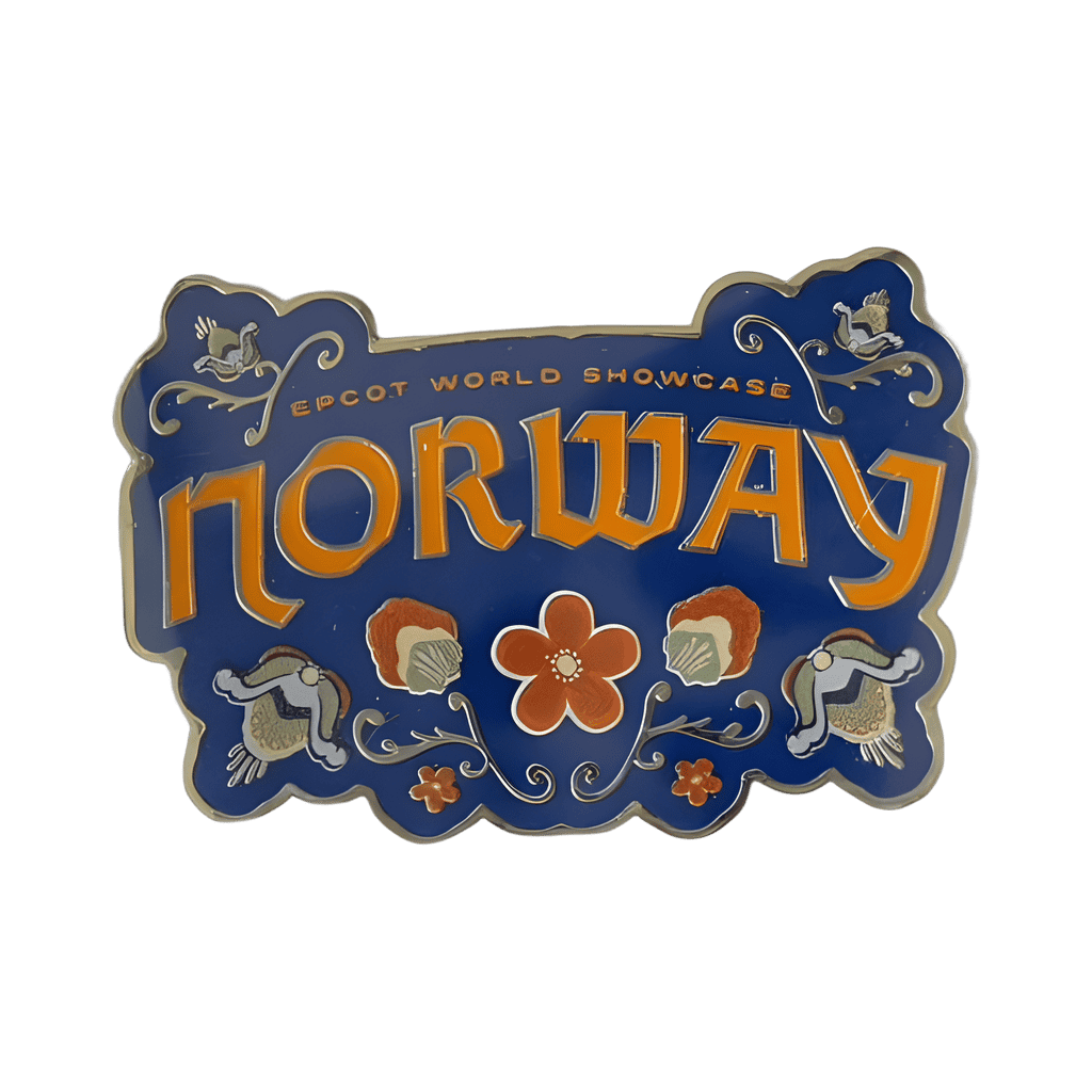 Norway Logo Disney pin