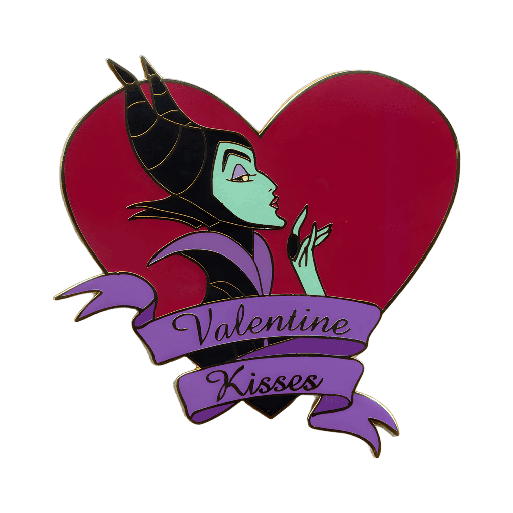 Valentine Maleficent (Valentine Kisses) Disney pin