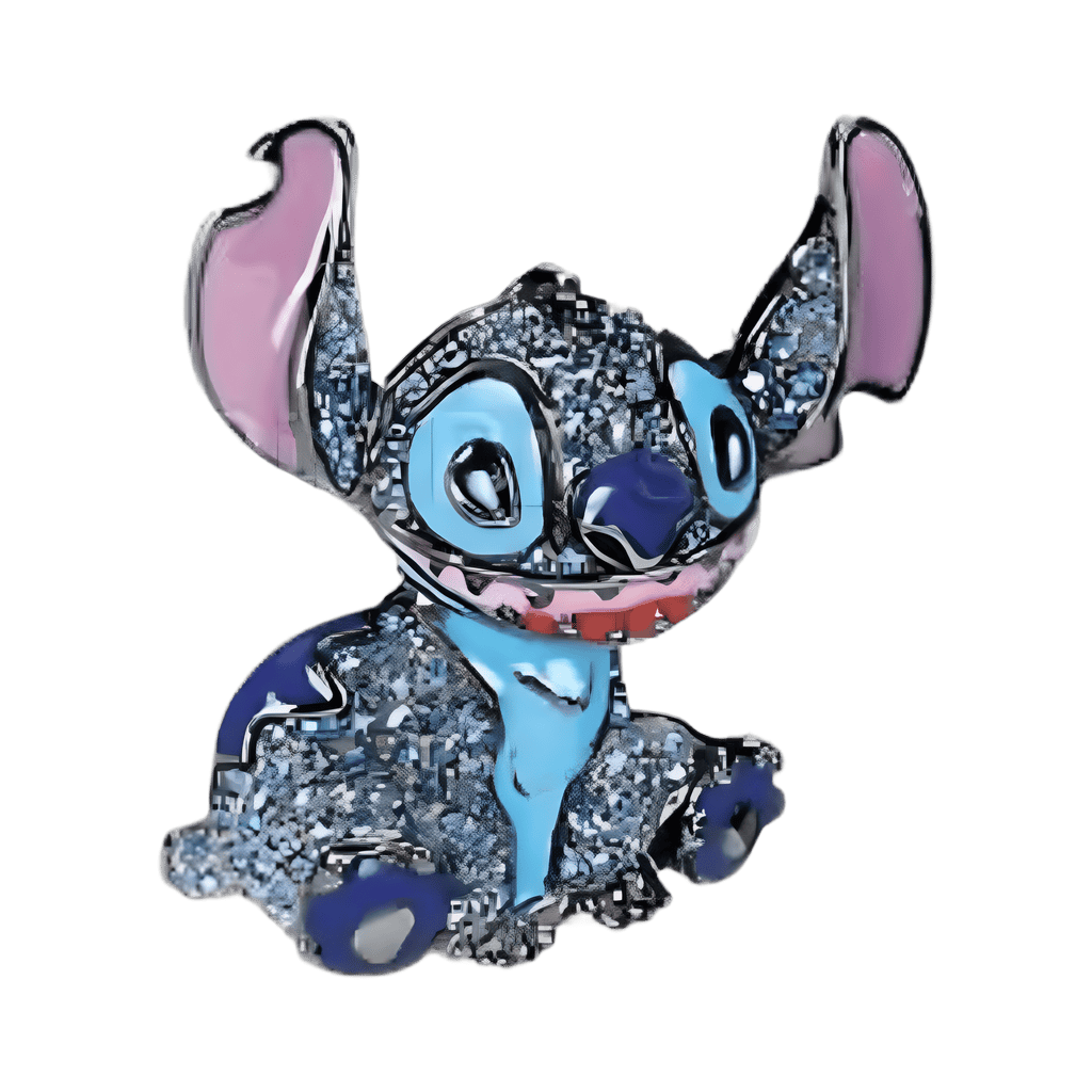 Swarovski crystal Stitch Disney pin