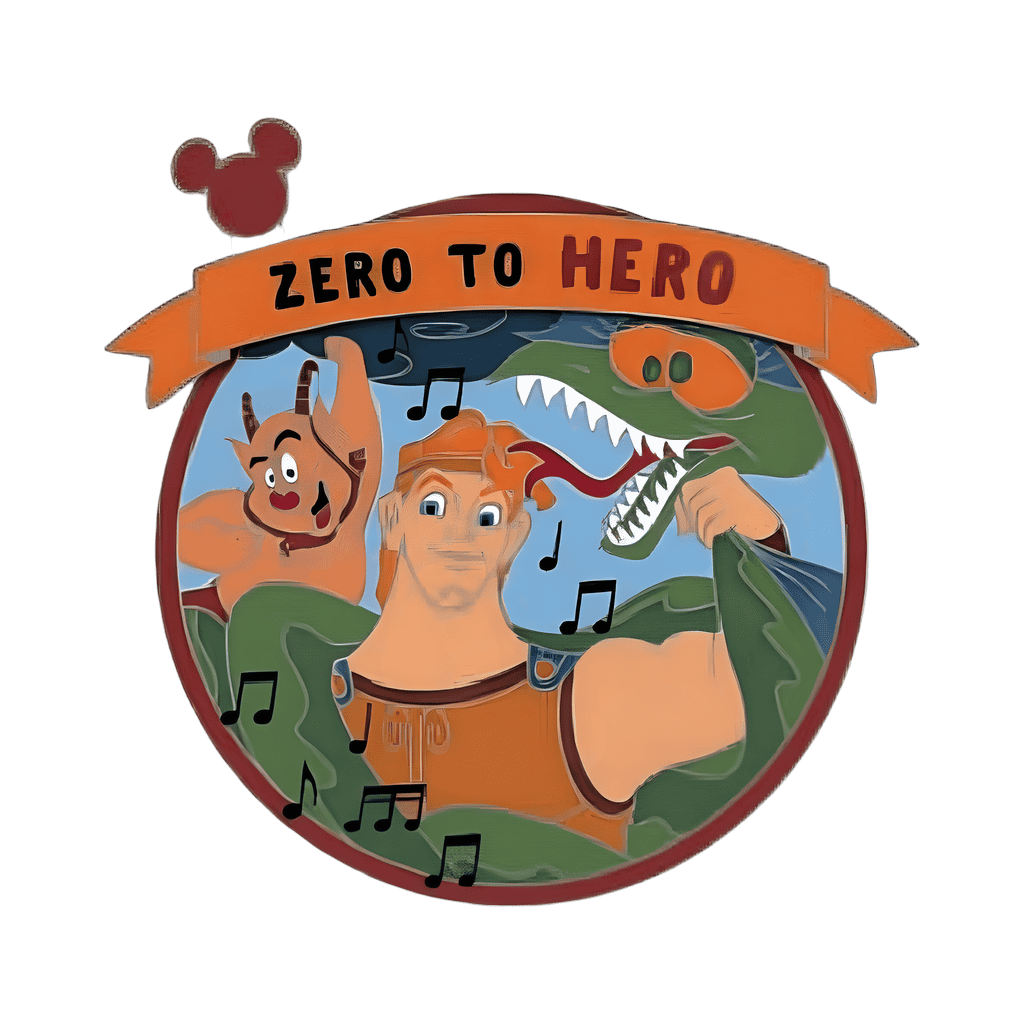 Hercules - Zero to Hero Disney pin