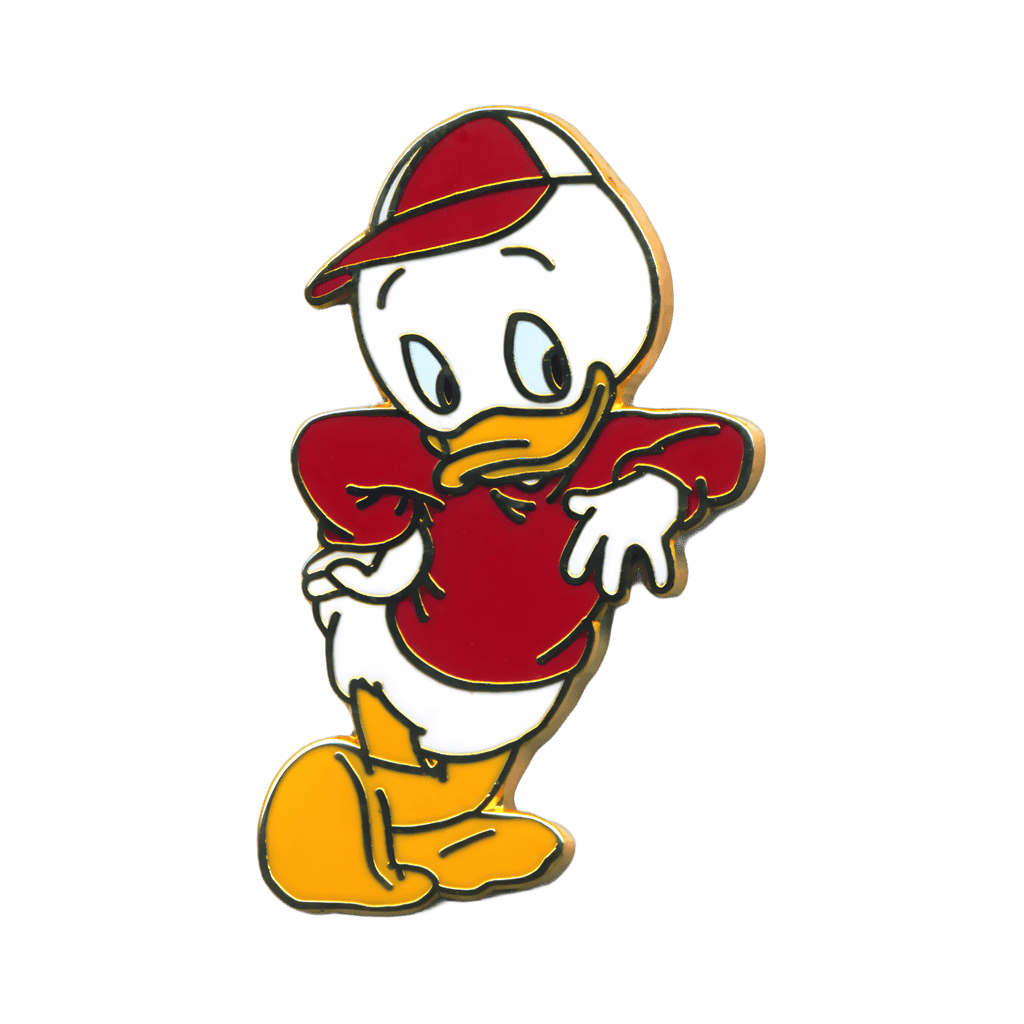 Huey Leaning Disney pin