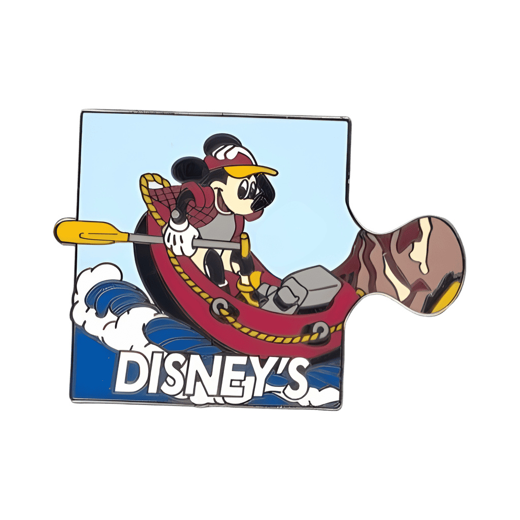 Mickey Mouse Rafting (Left Piece) Disney pin