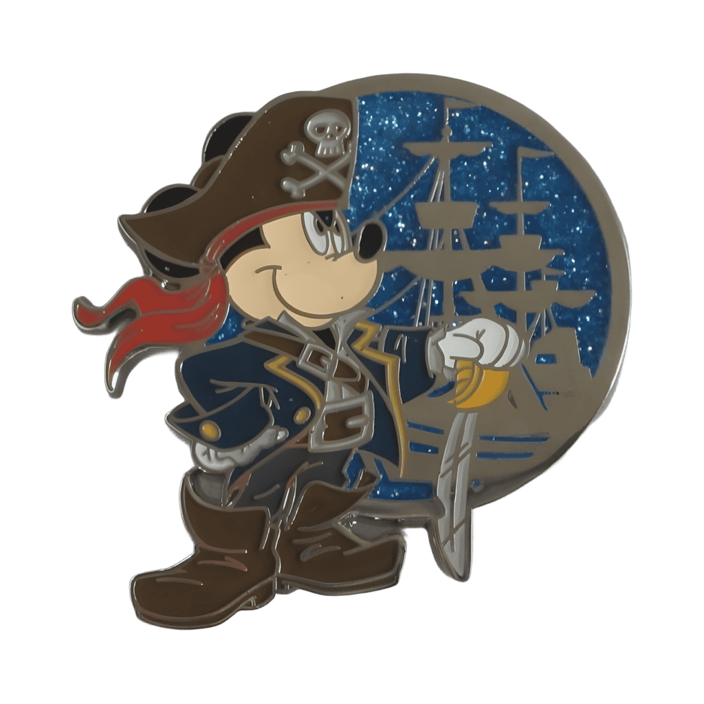 Pirate Mickey Mouse Disney pin