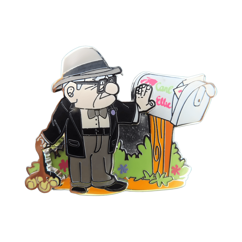 Carl and Ellie Mailbox Disney pin