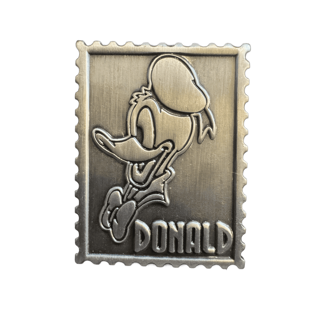 Donald Pewter Stamp Disney pin