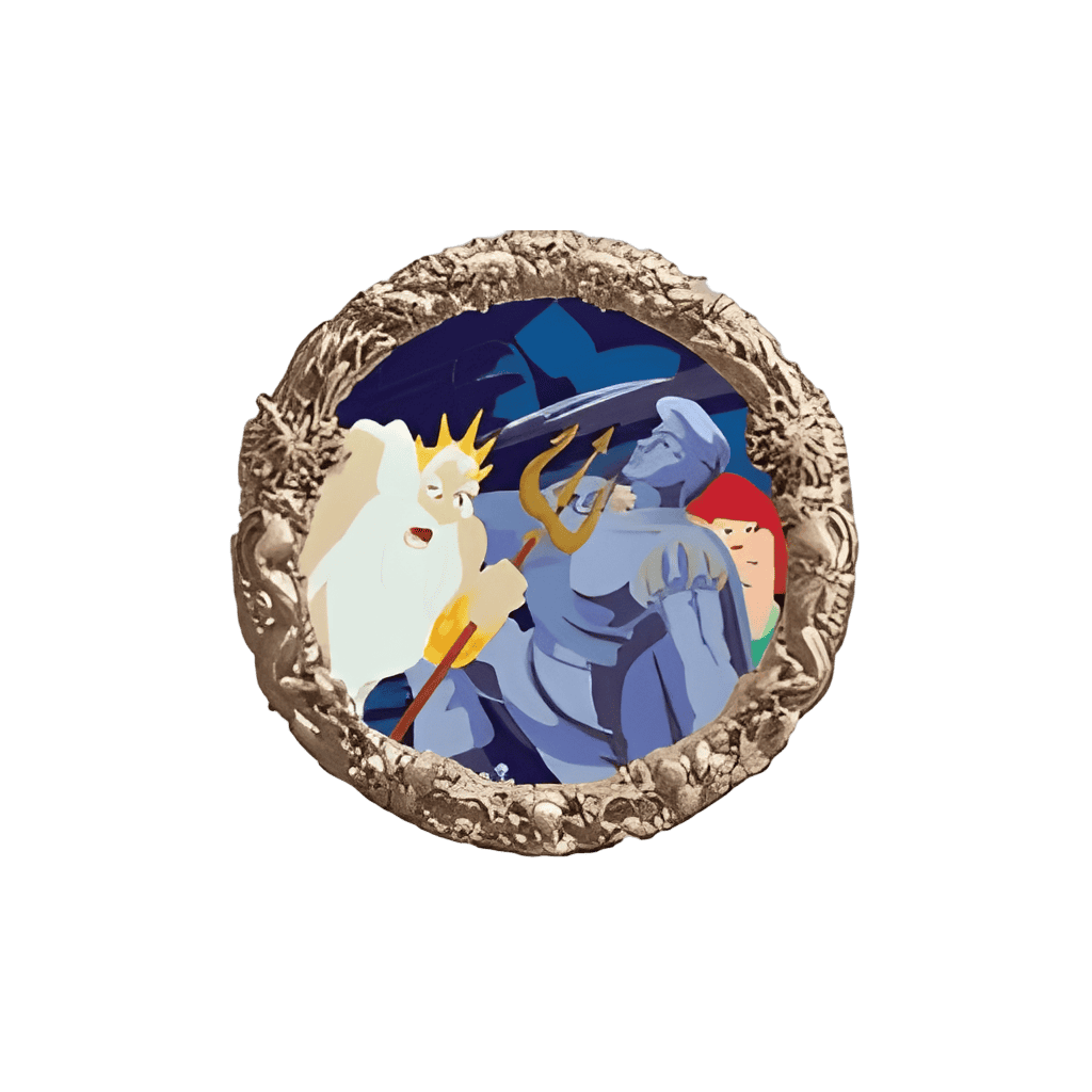 Ariel and King Triton - Daddy I Love Him Disney pin