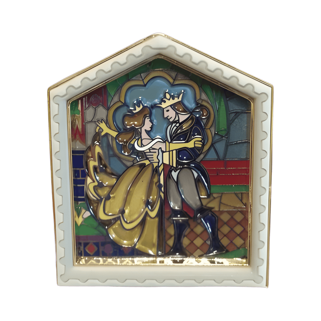Beauty and the Beast Stained Glass Disney pin