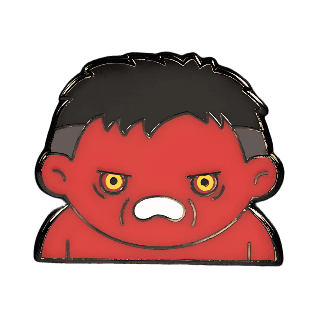 Red Hulk Swivel Disney pin