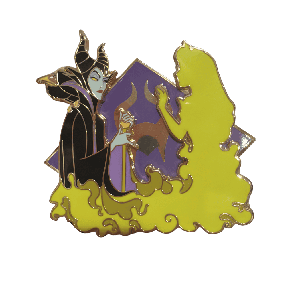 Maleficent and Aurora Disney pin