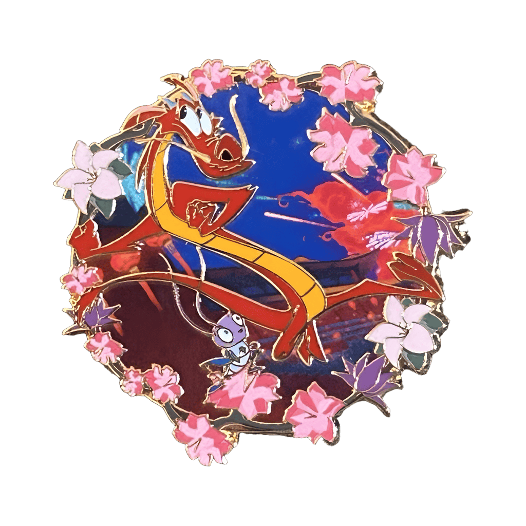 Mushu and Cri-kee Disney pin