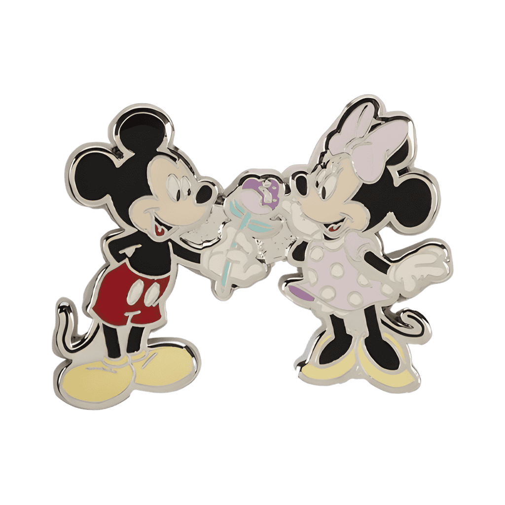 Mickey with Flowers for Minnie Disney pin