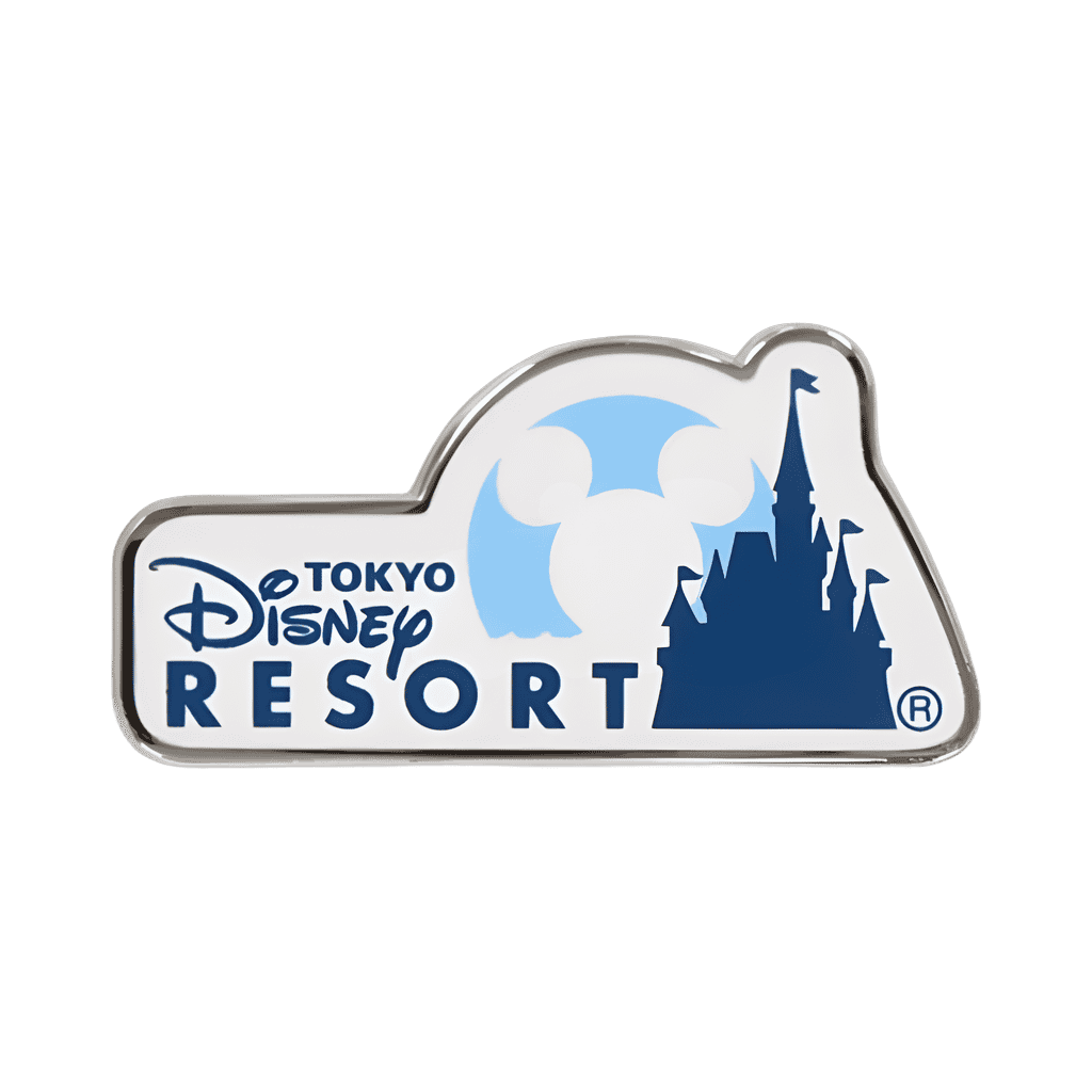 White and Blue Tokyo DisneySea Logo Disney pin