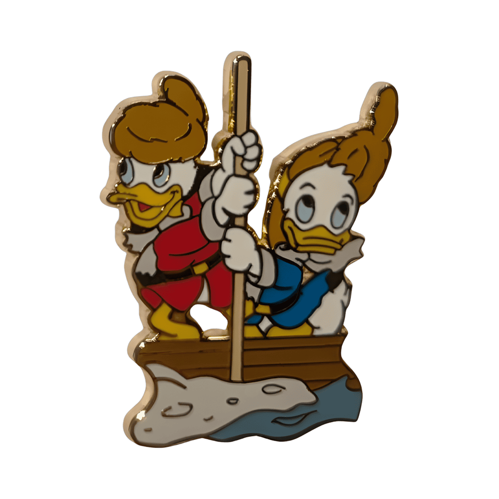 Huey & Dewey Paddling Disney pin