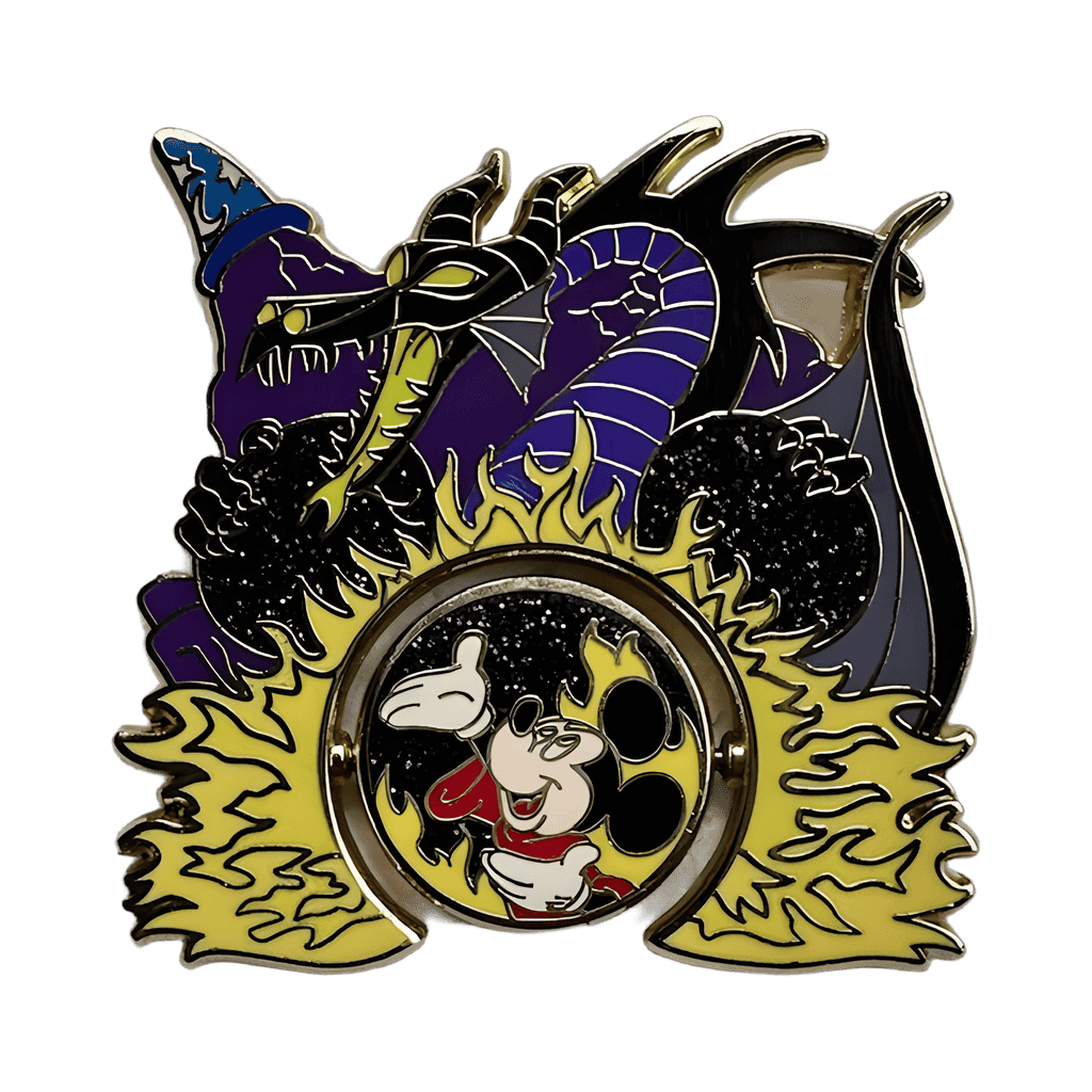 Sorceror Mickey and Maleficent Disney pin