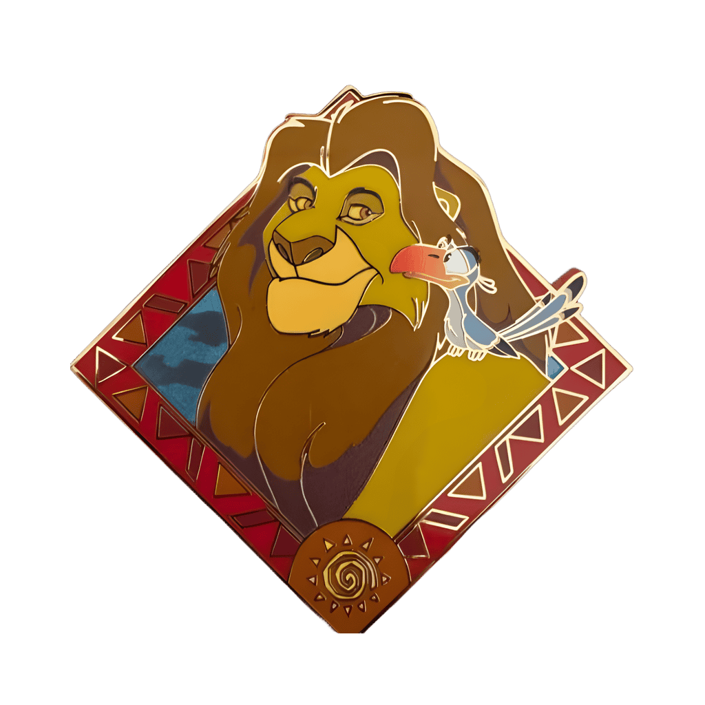 Mufasa and Zazu Disney pin