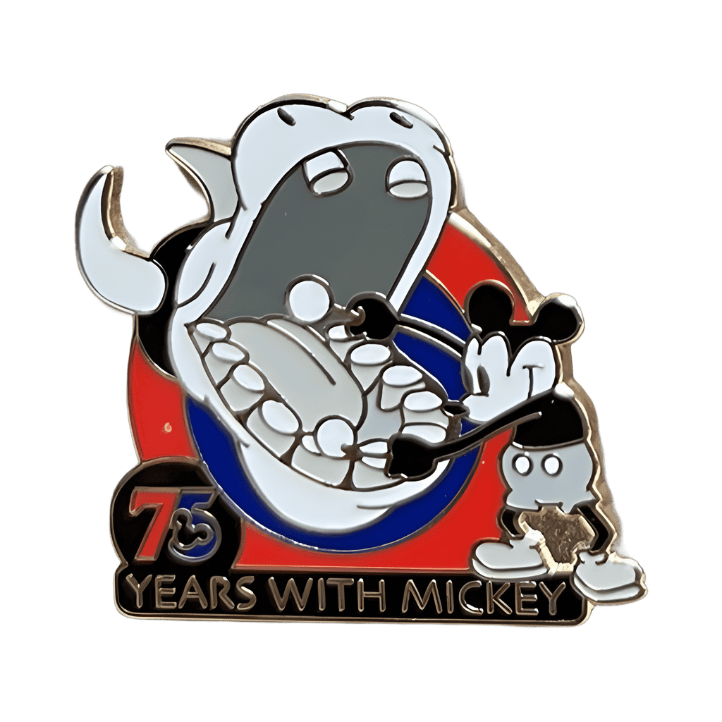 Steamboat Willie - Mickey Playing Xylophone Cow Disney pin