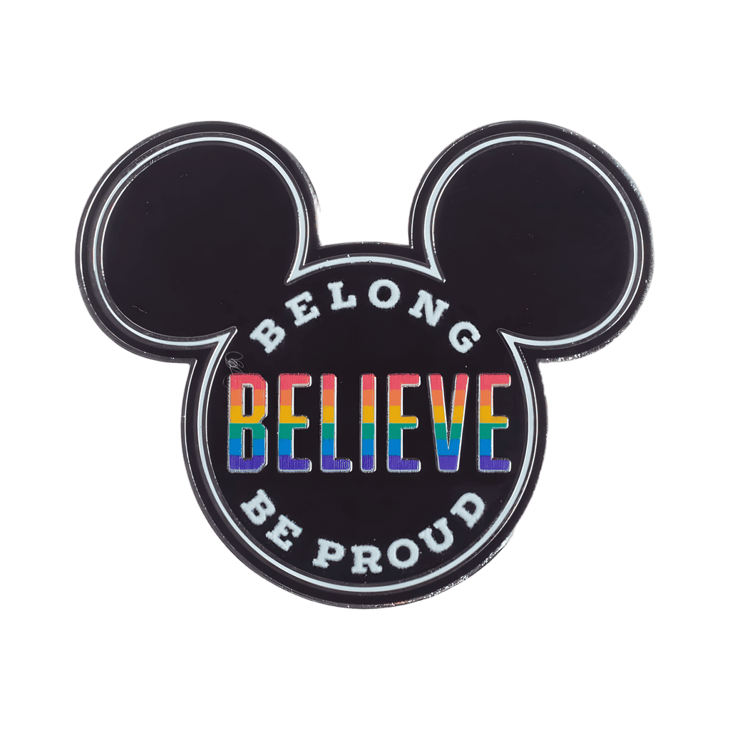 Believe Belong Be Proud Disney pin