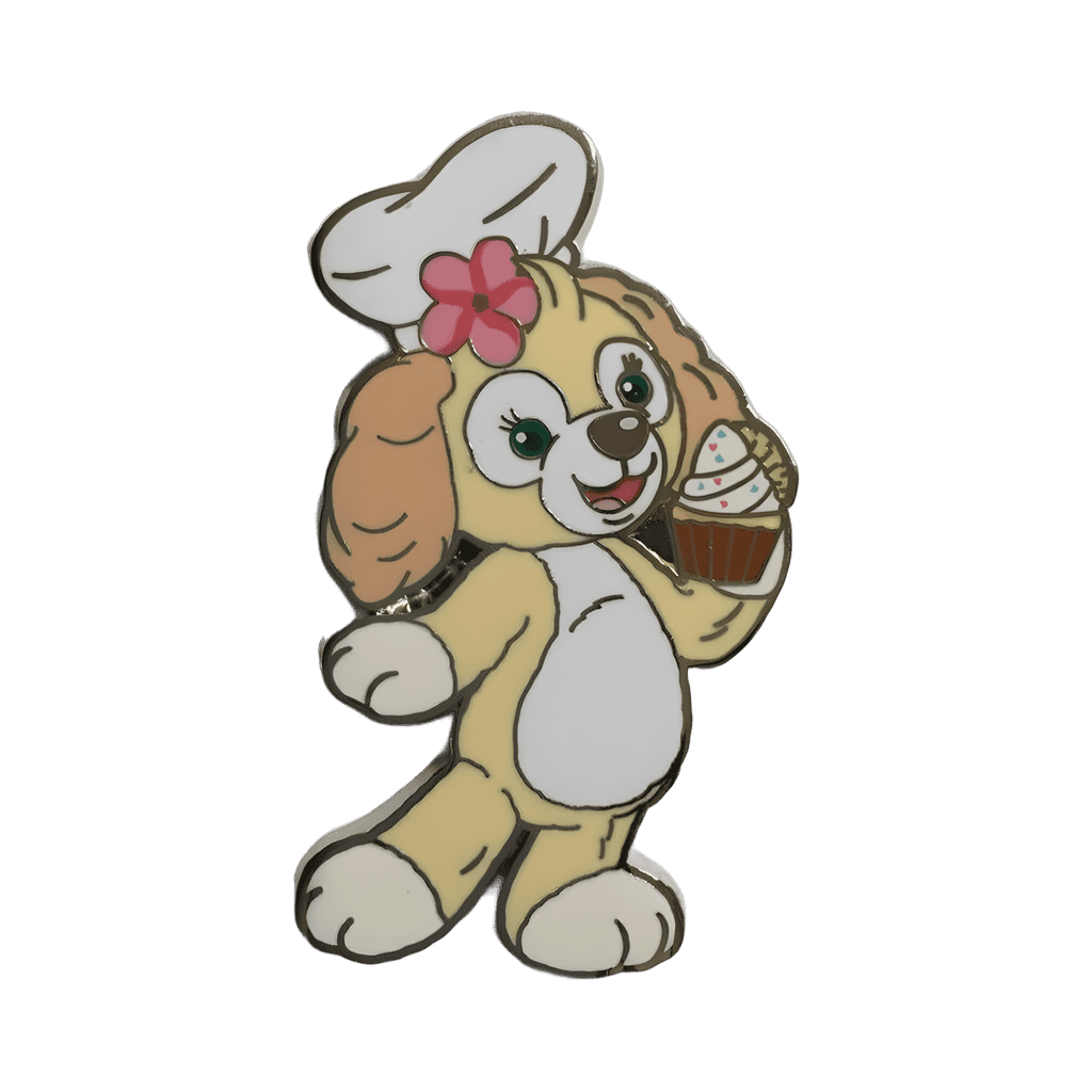 Cookie Ann with Cupcake and Hawaiian Flower Disney pin