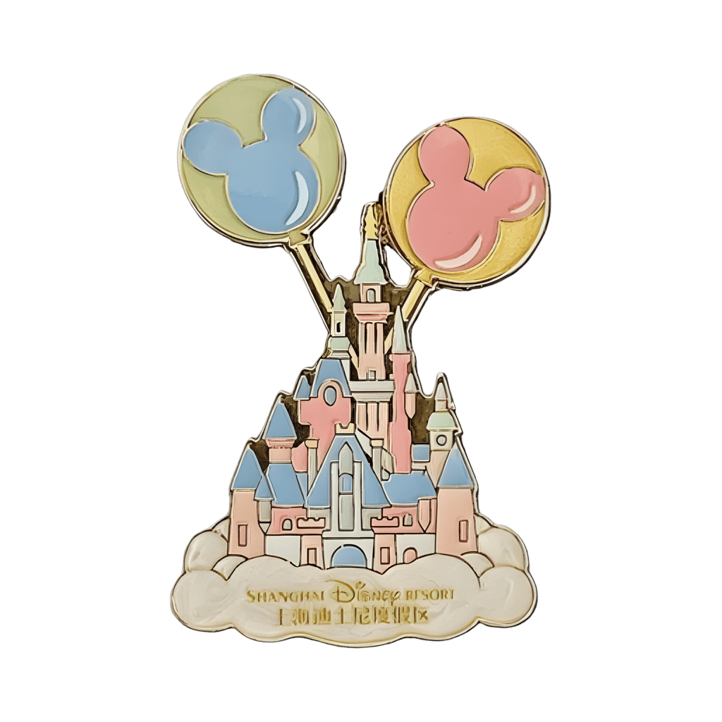 Castle with Balloons Disney pin