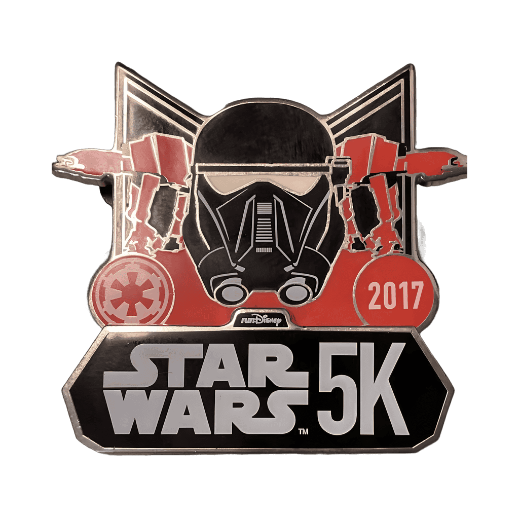 Dark Side Tie Fighter - Star Wars 5k Disney pin