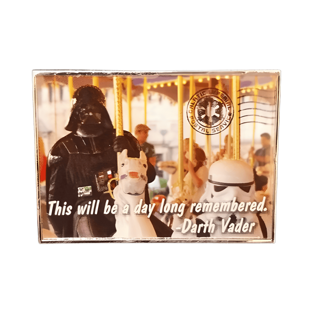 Darth Vader on Carousel (This Will Be A Day Long Remembered) Disney pin