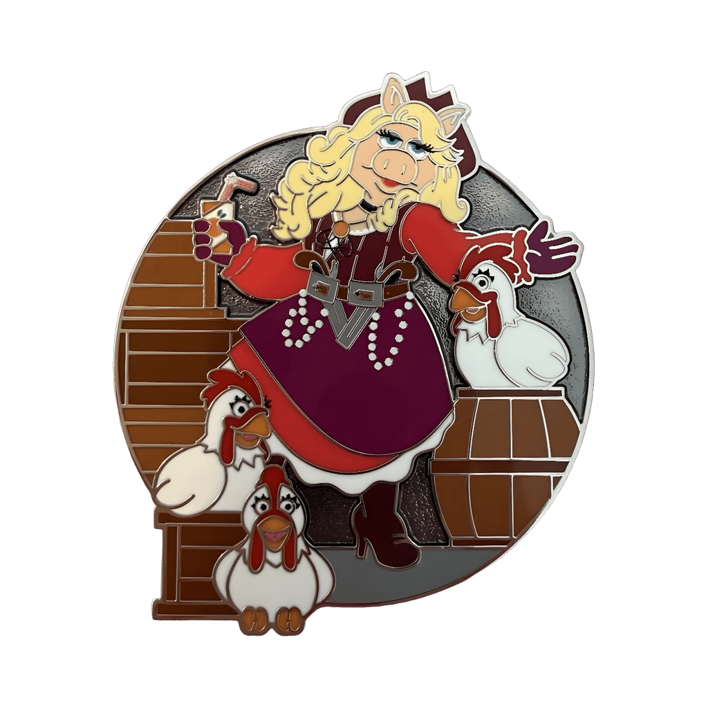 Ms Piggy as Redd - Pirates of the Caribbean Disney pin