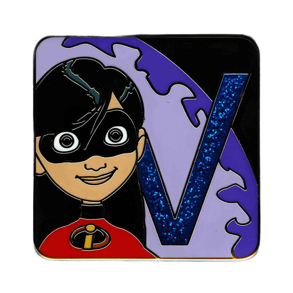 V is for Violet (CHASER) Disney pin