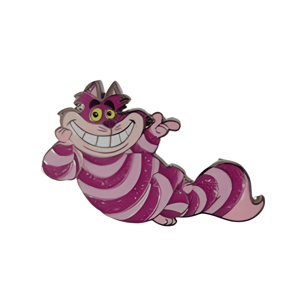 Cheshire Cat with Santa hat Disney pin