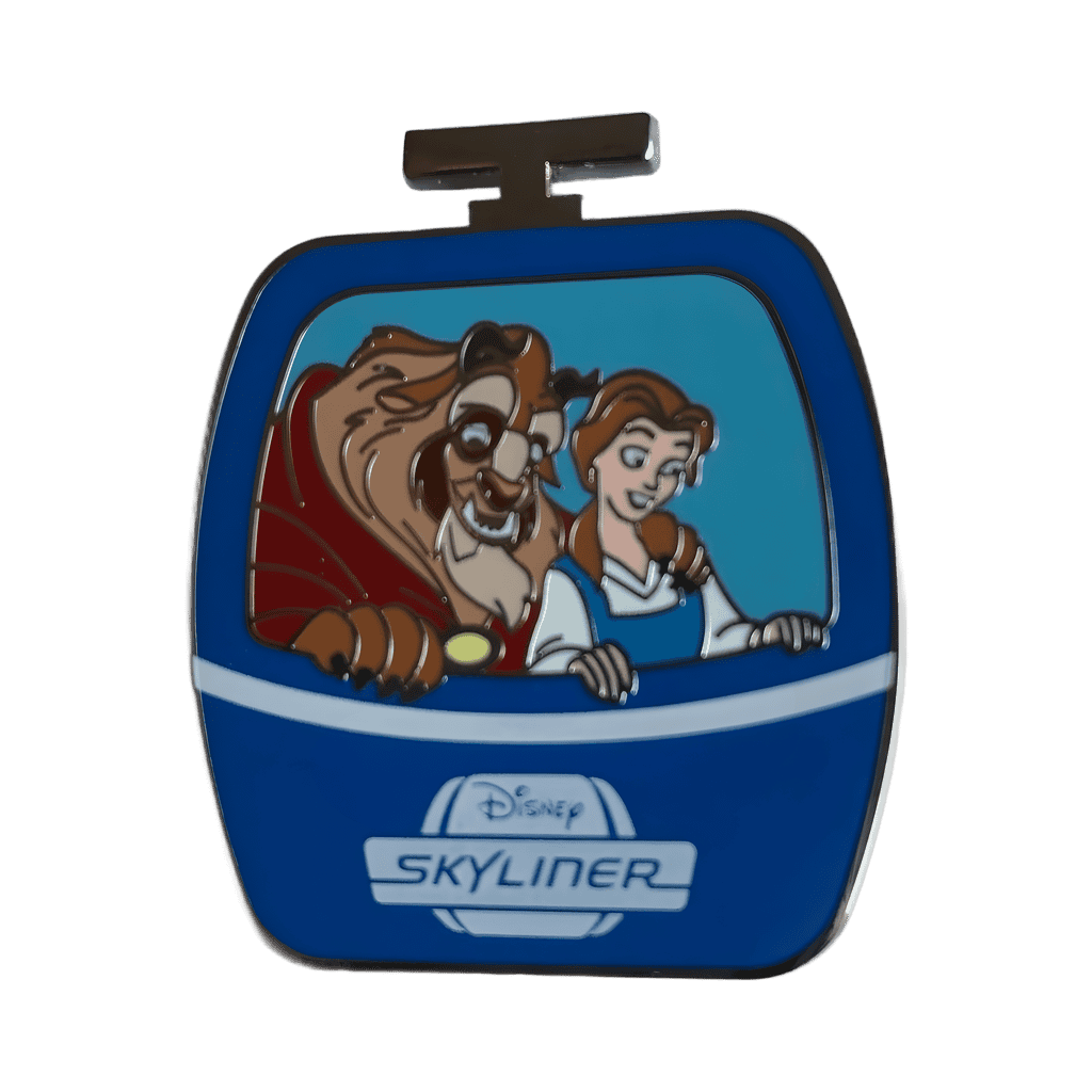 Belle and Beast Disney pin