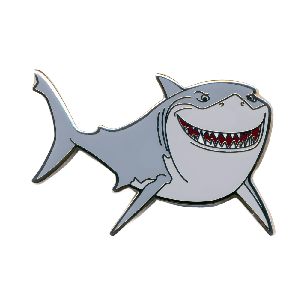 Bruce the Shark - Gray version Disney pin