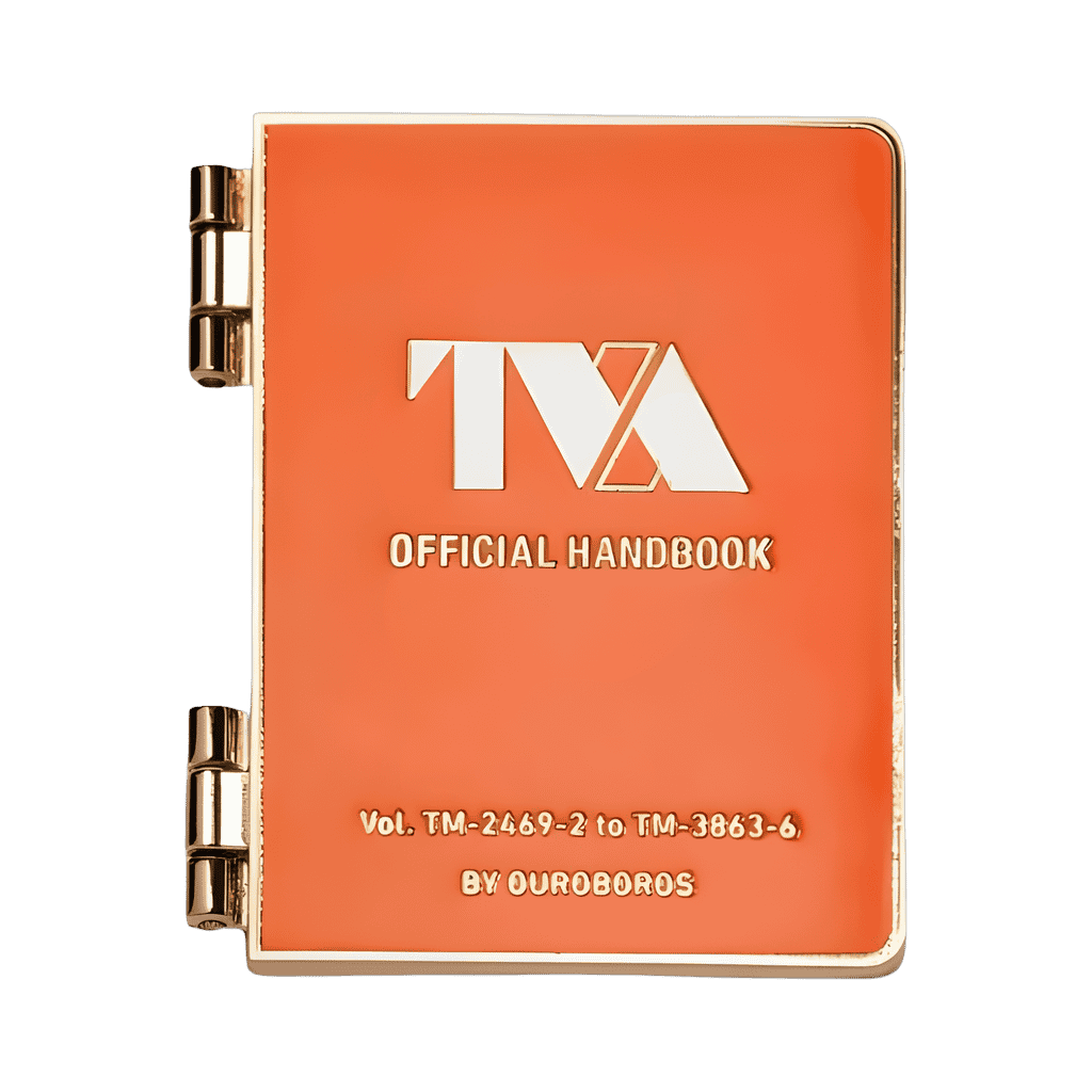 TVA Official Handbook Disney pin