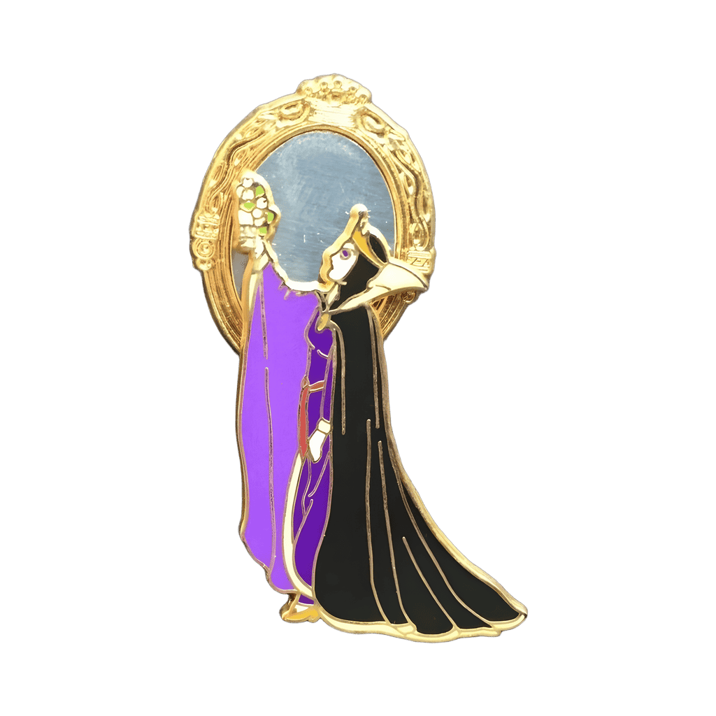 Scream - Evil Queen in front of The Magic Mirror Disney pin