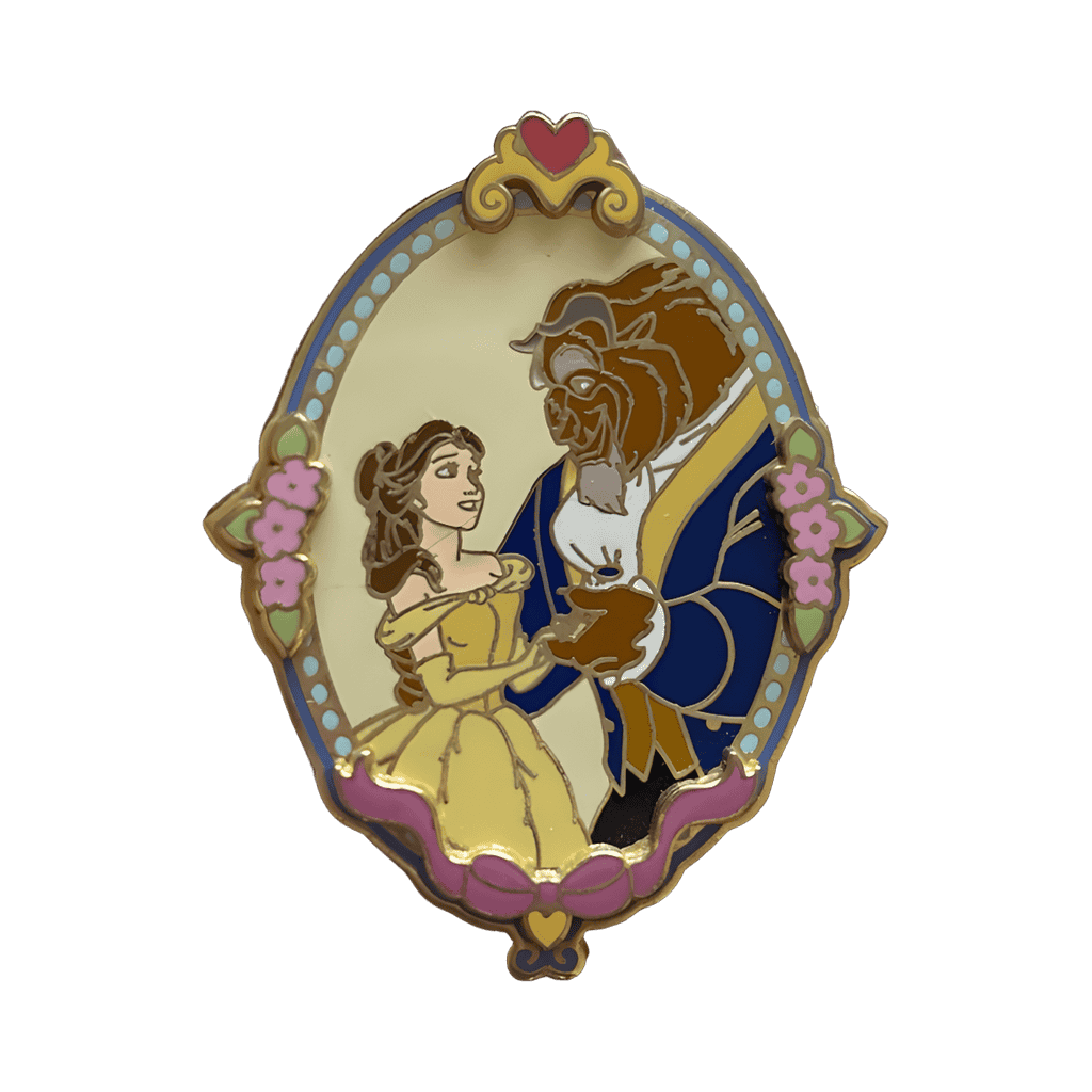 Belle and Beast Disney pin