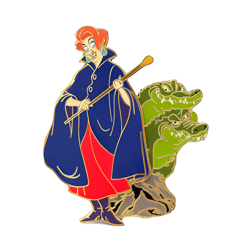 Madame Medusa and Crocodiles Disney pin