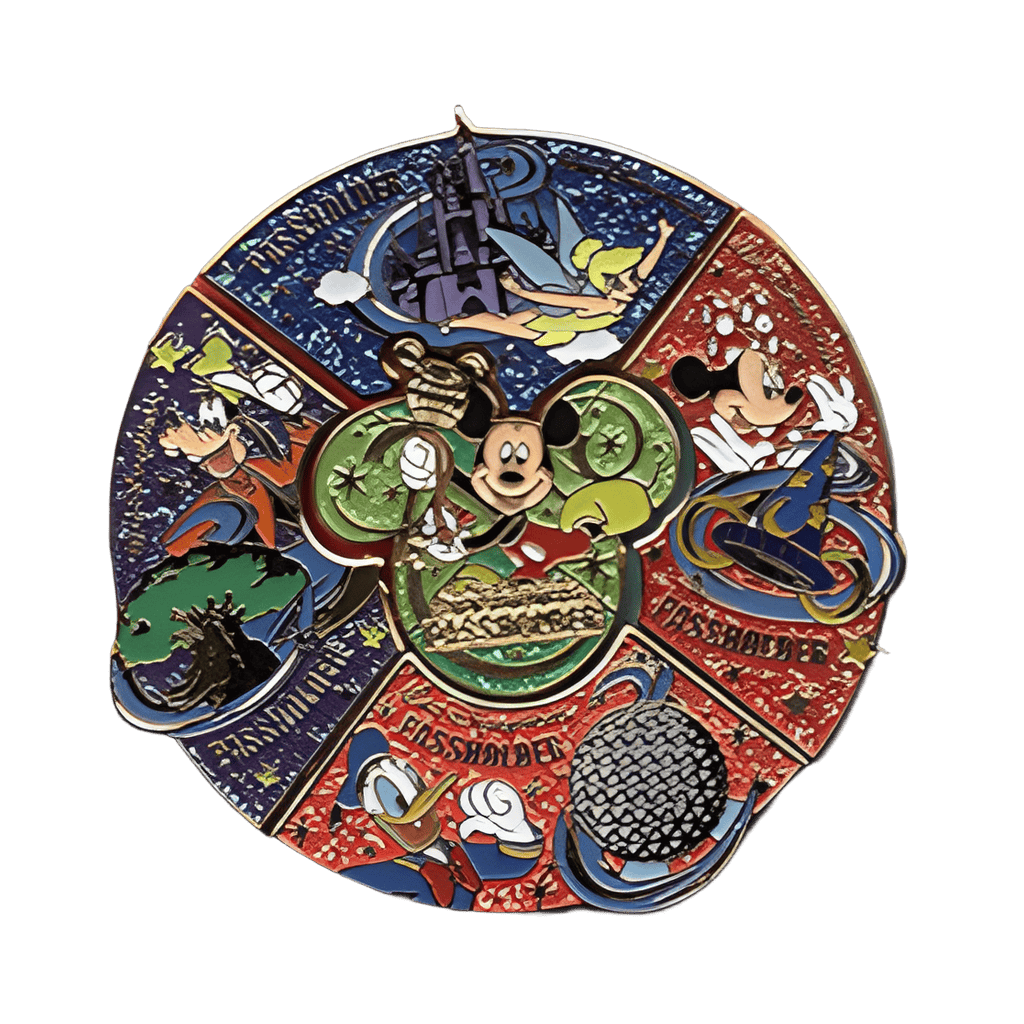 WDW Passholder Exclusive 5-Pin Puzzle Set Disney pin