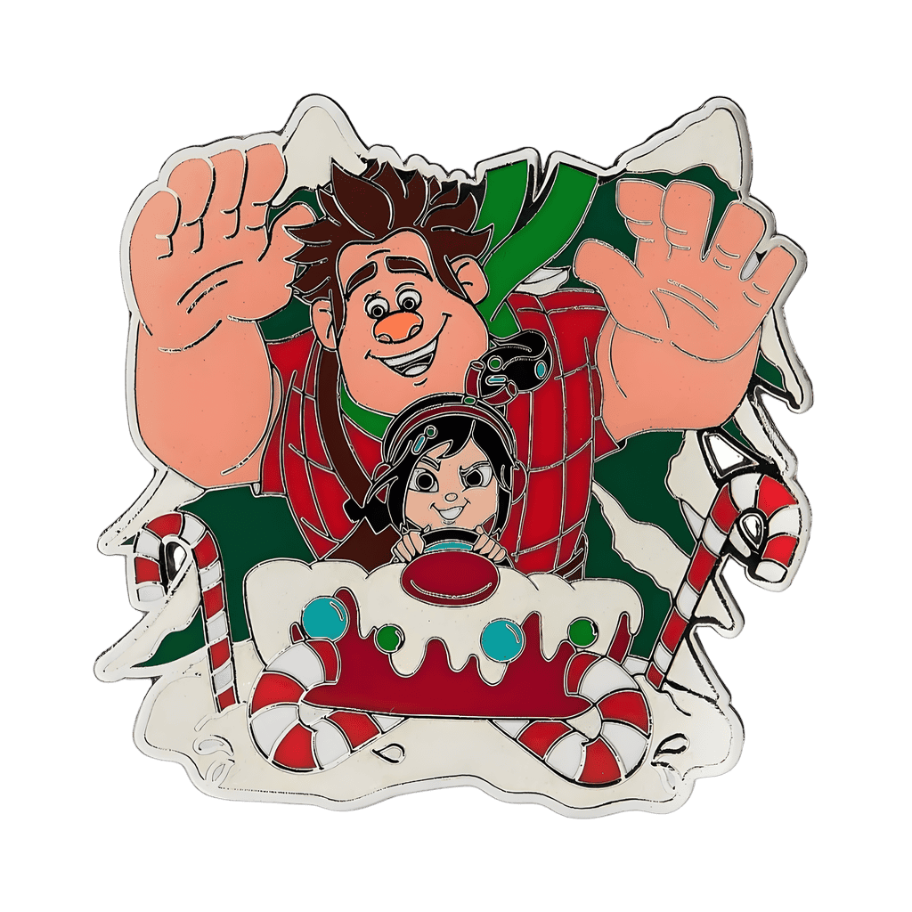 Ralph and Vanellope Holiday Pin Disney pin