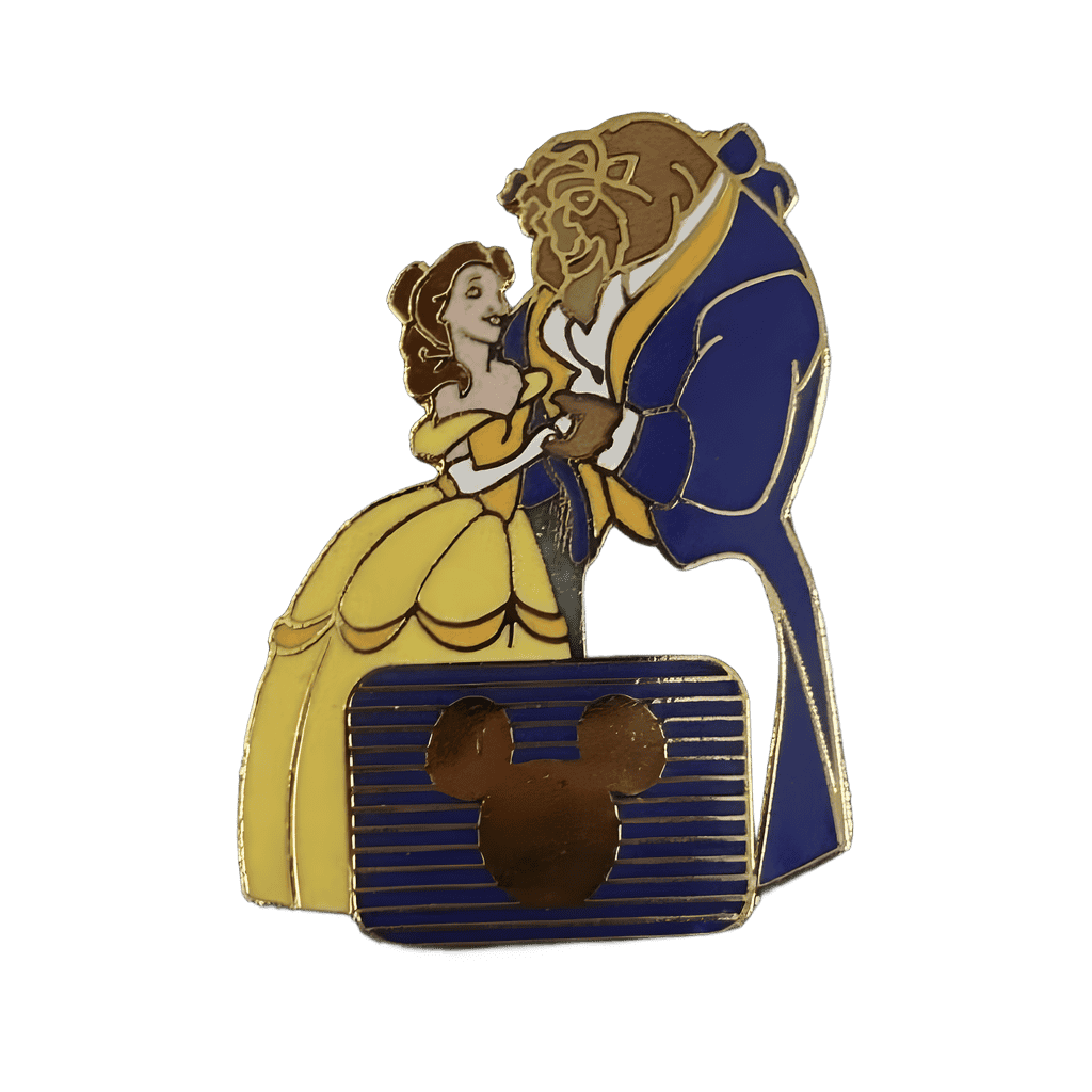 Beauty and the Beast with Disney Channel Logo Disney pin