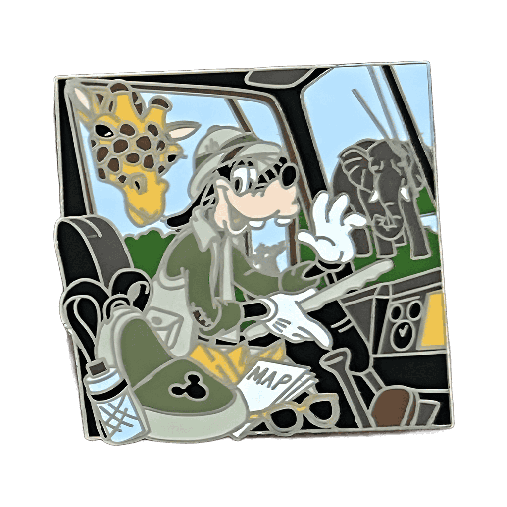Goofy Driving Safari Truck Disney pin