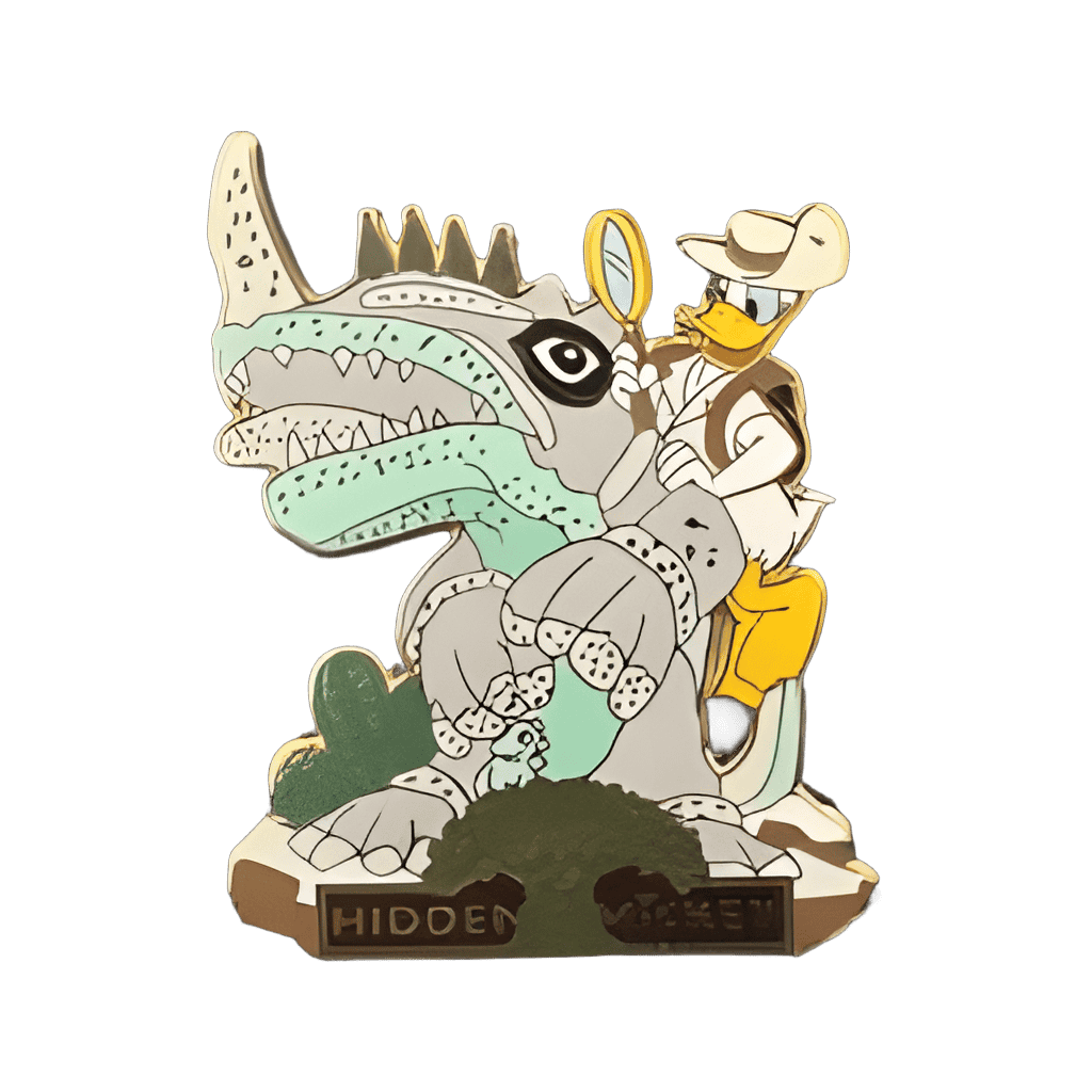 Donald Duck with Mr. Imagination Concrete Statue Disney pin
