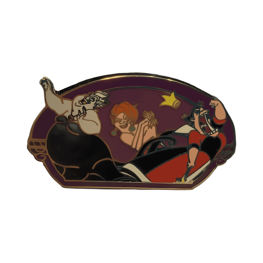 Ursula, Madam Medusa, Queen of Hearts Disney pin