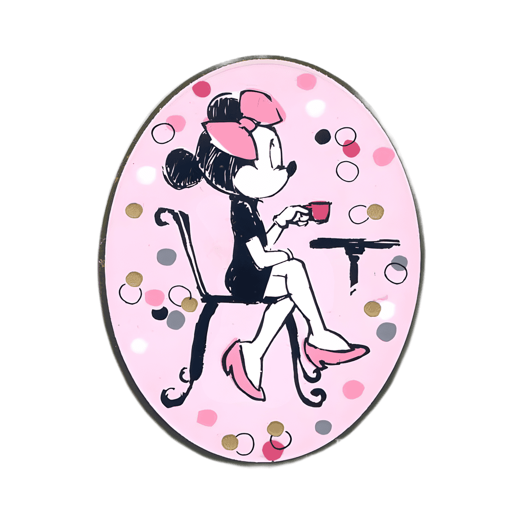 Minnie in Paris Bistro Disney pin