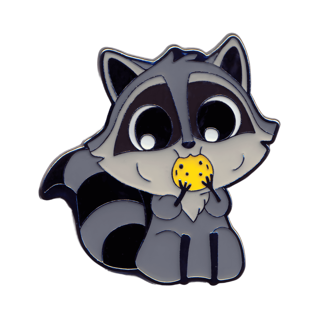 Meeko eating a Cookie Disney pin