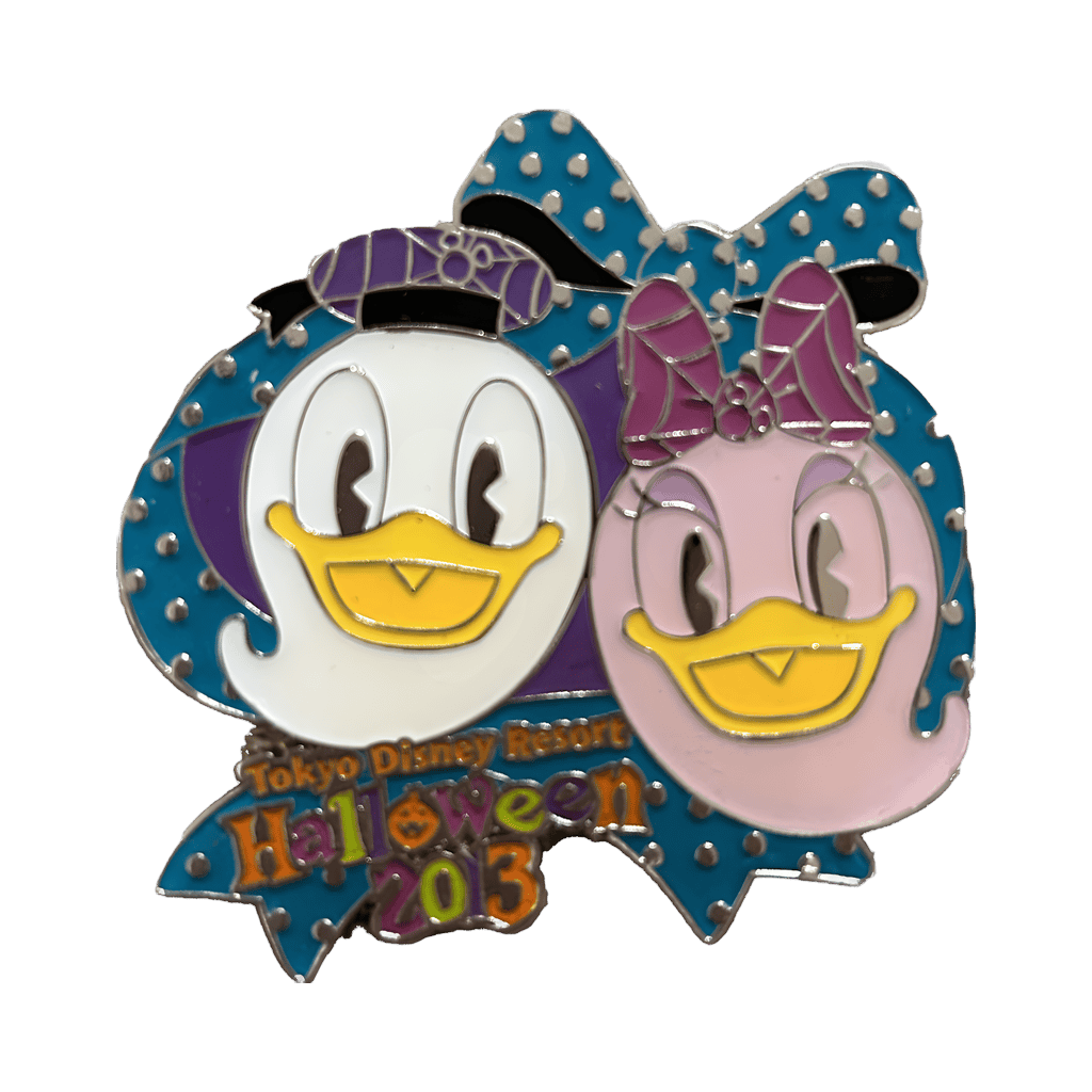 Ghost Donald & Daisy Disney pin
