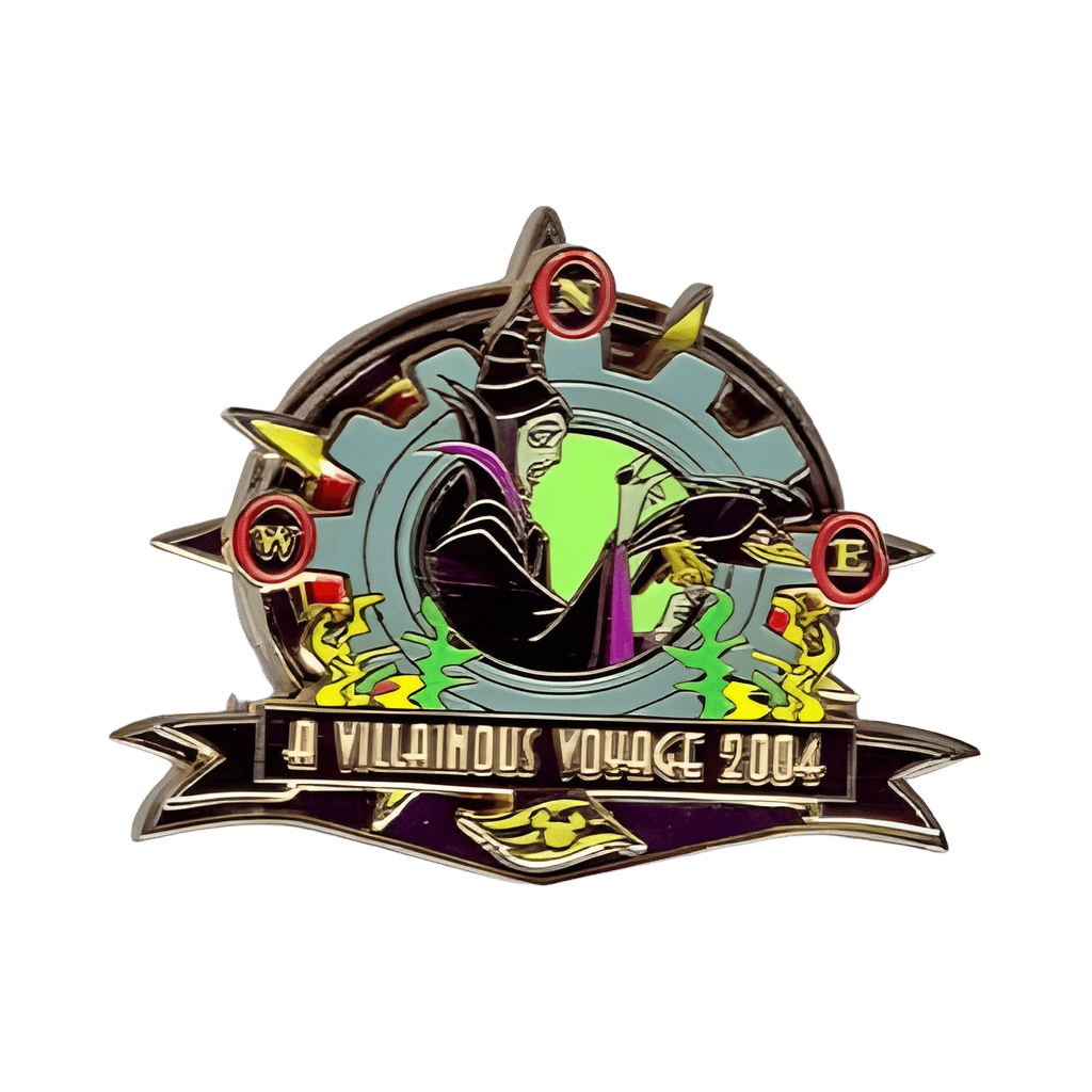 Maleficent Navigational Spinner Disney pin