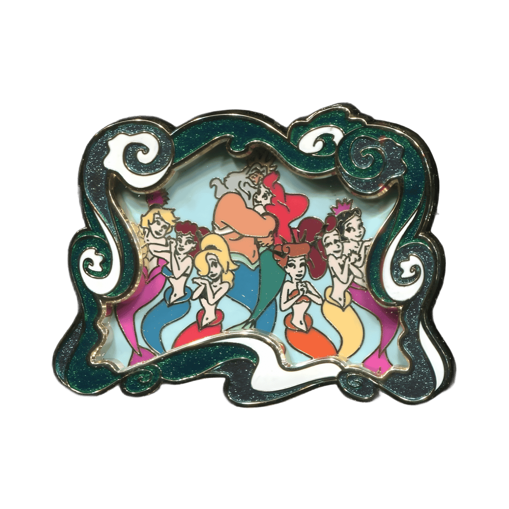 Reveal/Conceal Family Portrait Series The Little Mermaid Disney pin