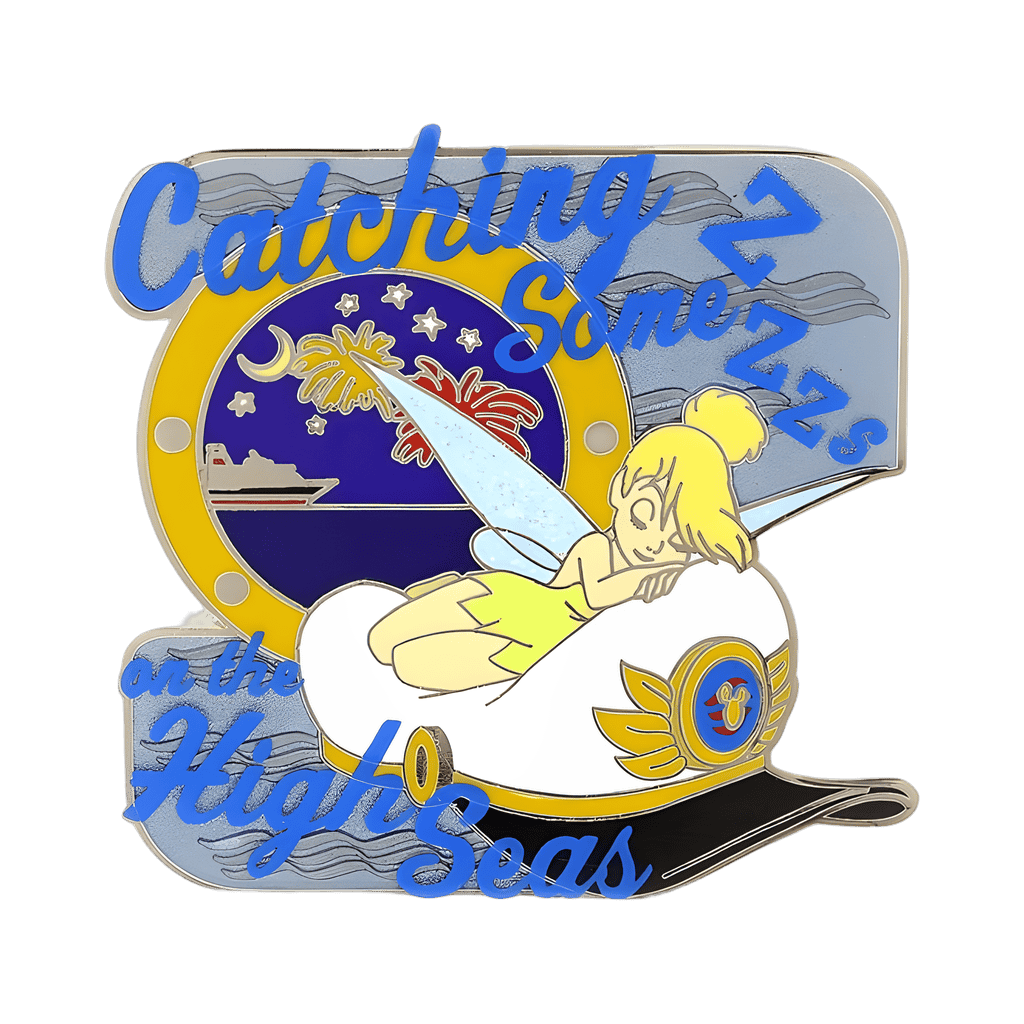 Disney Cruise Line - Tinker Bell - Catching Some ZZZs on the High Seas Disney pin
