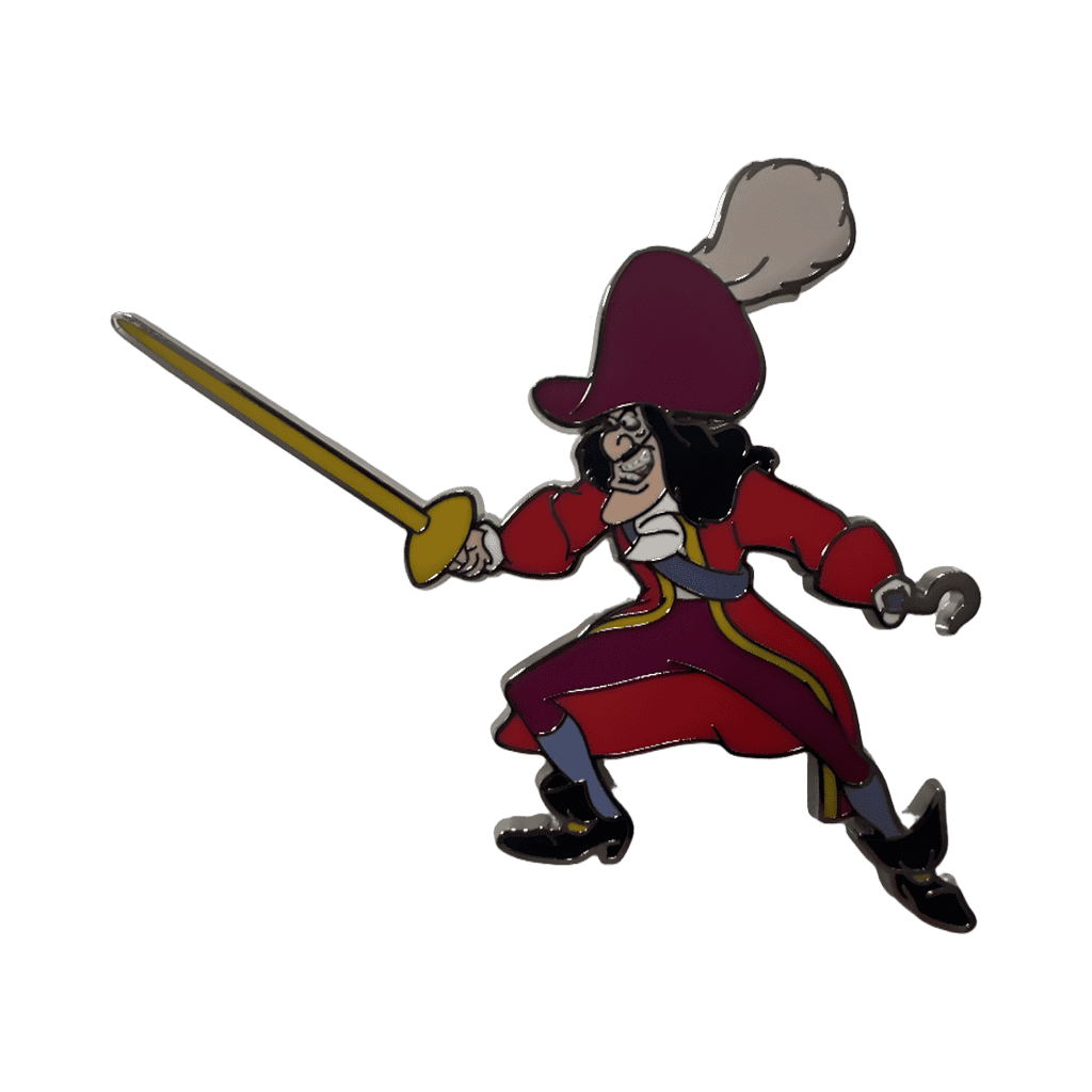 Captain Hook Fighting Disney pin